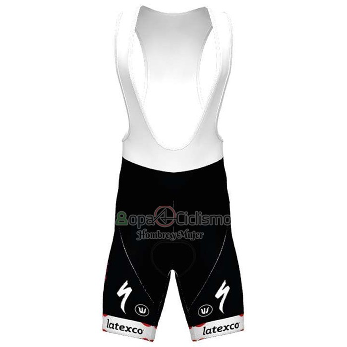 Deceuninck Quick Step Ropa Ciclismo Culotte Corto 2020 Mangas Cortas Blanco Rojo1